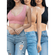 thumbnail image 1 of Pack de 3 Tops De Mujer Deportivos Y Casuales Unitalla Acanalado Con Espalda Descubierta, 1 of 5
