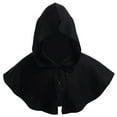 thumbnail image 1 of Cape à Capuche Halloween Courte Décorative Cosplay Costume Cape pour Adultes, 1 of 5