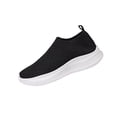 thumbnail image 4 of Domzle Womens Slip on Walking Shoes Comfort Lightweight Casual Sneakers | Non-Slip Breathable Sock Work Shoes Mesh Sport Casual Fashion Tennis Running Sneakers Black, 4 of 8