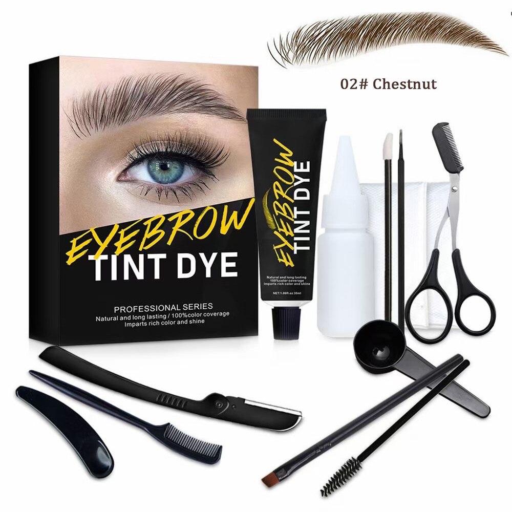 Eyebrow Lash Dye Kit ,Professional Brow Dye Cream For Eyebrow Lash