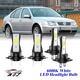 thumbnail image 1 of Compatible con Volkswagen Bora 2005-2010 Kit de bombillas LED para faros (combo de luz alta y baja) (Paquete de 4), blancas 6500K 10,000LM súper brillantes, plug and play, 1 of 10