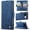 Blue, variant on for Google Pixel 10a Wallet Case with RFID Blocking, 3 Card Slots & Cash Pocket, Kickstand PU Leather Magnetic Closure Full Body Protective Flip Cover, Classic Design for Men and Women, Blue