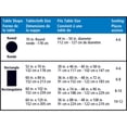 thumbnail image 4 of Protège-nappe étanche Heavy Duty Mainstays 70" rond, transparent, 4 of 8