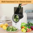 thumbnail image 3 of Electric Cheese Grater,multifunctional Electric Slicer,vegetable Slicer, Salad Maker,food Processor, 3 of 5
