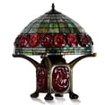 thumbnail image 5 of Tiffany-style Mika Turtleback Double-lit Table Lamp, 5 of 5