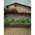 thumbnail image 1 of BSDHOME Polyester 5x7ft Maison Fleurs Toiles de Fond Photographie Accessoires Studio, 1 of 2