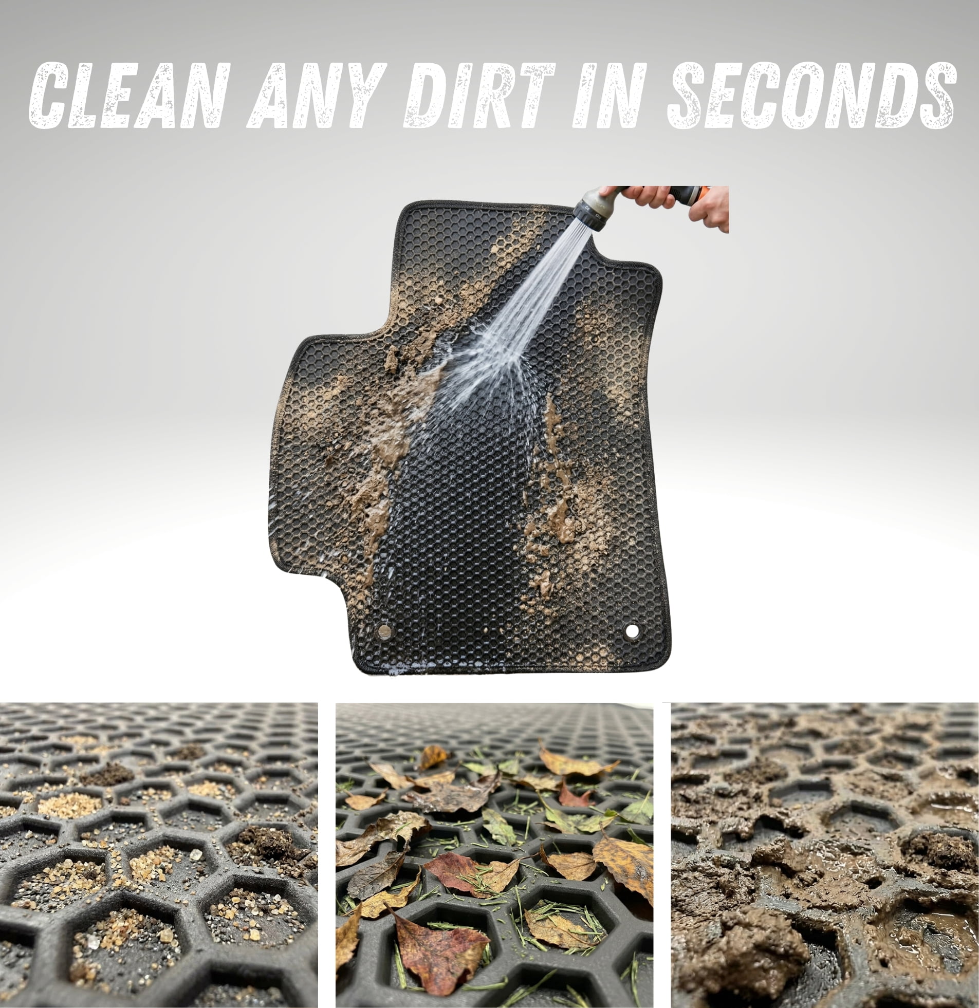 All Weather Floor Mats for 2021 to 2026 Kia Sorento Full 3 Row Set