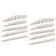 thumbnail image 1 of 10 horquillas de perlas con estilo, horquillas elegantes para el pelo, pasadores laterales para niñas, accesorios para fiestas y banquetes (blanco, 5 unidades por juego), 1 of 7
