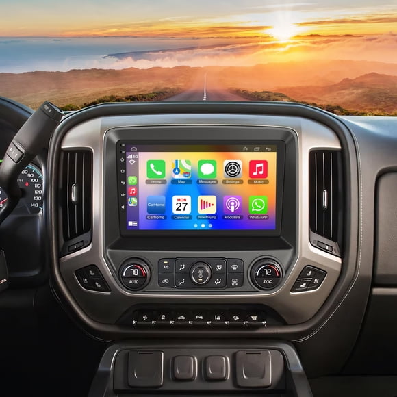 Estéreo para coche B4U QLED Carplay Android Auto Chevrolet de 10,2 pulgadas