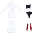 thumbnail image 2 of Ropa de muñeca Sunnimix OL Suit para mujer 1/6 con Tacones altos para Soldado de 12 pulgadas, 2 of 8
