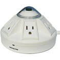 thumbnail image 2 of ACCELL D080B-032K Powramid C Power Center Surge Protector with USB-A and USB-C Charging Station (White), 2 of 5