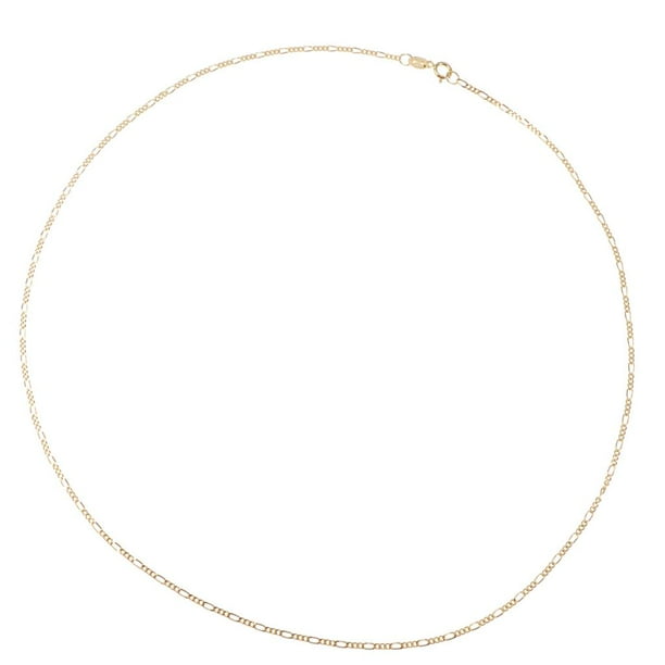 Collar de cadena ligero Zulema 925 Sterling color oro 18''