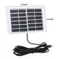 thumbnail image 3 of Solar 1.2W/ with 5521 Dc Output Cable Battery Polycrystalline Solar Panel 84*130Mm for Garden/Traffic/Emergency Light Solar Pump, 3 of 7