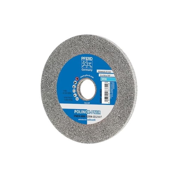 Pferd Unitized Wheel,3Af,5"x1/4"x7/8" 48353