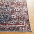 thumbnail image 5 of SAFAVIEH Tucson Forrester Oriental Machine Washable Area Rug, Navy/Rust, 8' x 10', 5 of 13