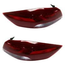 New Pair of Tail Lights Compatible With Hyundai Elantra 2.0L 2017 2018 By Part Numbers 92401-F2120 HY2805141 762405-41233-7 762405-41234-4 92402-F2120 HY2804141