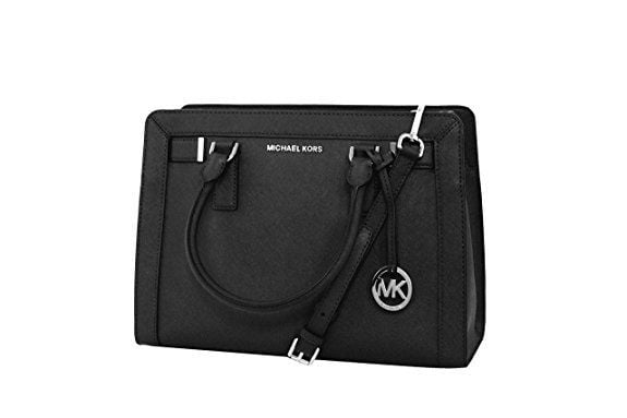 michael kors black satchel purse