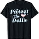 thumbnail image 1 of Retro Protect The Dolls - Camiseta LGBT para la igualdad de género y derechos humanos, 1 of 2