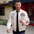 thumbnail image 2 of American Letter Embroidery Pattern Rhinestone High Quality Jacket And Coat Men Y2K New Street Hip Hop Vintage Baseball Uniform, 2 of 5