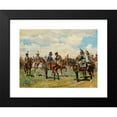 thumbnail image 2 of Ernest Meissonier 14x11 Black Modern Framed Museum Art Print Titled - The Two Friends (1874), 2 of 5