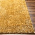 thumbnail image 5 of Hauteloom Heavenly Solid Shag Area Rug for Living Room Bedroom - High Pile Fluffy Carpet - Soft Shaggy Cozy Plush Rug - Gold, Mustard, Brown - 2' x 3', 5 of 18