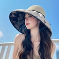 thumbnail image 5 of Yoyauz Ladies' Summer Mesh Sunscreen Hat UV Protective Wide brimmed Foldable Beach Fisherman's Hat, 5 of 5