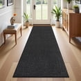 thumbnail image 2 of Enyhom 2'x6' Runner Rug for Hallway, Washable Non Slip Kitchen Runner Rugs for Entryway, Laundry Room, Black/Gray, 2 of 7