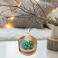 thumbnail image 4 of Mecorevxz Christmas Decorations Christmas Tree Shaped Candle with Glass Red White Green Xmas Wax Scented Candles for Winter Holiday Party Table Decor,Christmas Gifts(Green), 4 of 7