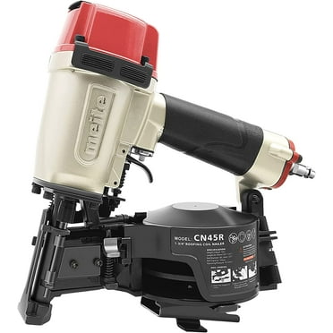 CN45R Pneumatic Coil Roofing Nailer 15-Degree 7/8-Inch to 1-3/4-Inch Coil Roofing Nailer