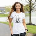thumbnail image 4 of Peanuts - Snoopy Charlie Hug - Women's Short Sleeve Graphic T-Shirt, 4 of 6