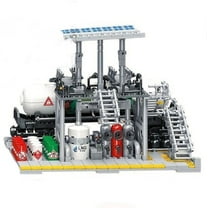 Chemical Plant: Natural Gas Storage Center Modular Building Blocks Set