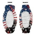 thumbnail image 6 of Yuyamidu American Flag UTV Seat Cushion Covers Compatible with Kawasaki Mule 3000 3010 3020 Replacement UTV Seat Cover Set Patriotic Bench Seats Cover Easy to Install, 6 of 7