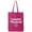 Hot Pink, variant on Lawful Neutral Cotton Canvas Tote Bag