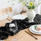 thumbnail image 5 of Tapete de mesa Ase'm, estopilla de 3 m de largo, negro, para decoración, 5 of 7