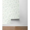 thumbnail image 6 of NextWall Dew Drop & Spring Green Wildflowers Peel and Stick Wallpaper, 6 of 6