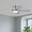Sand Nickel, variant on Kviflon 52 Inch Nickel Flush Mount Ceiling Fan with Dimmable LED Light, Remote/APP Control, Reversible DC Motor
