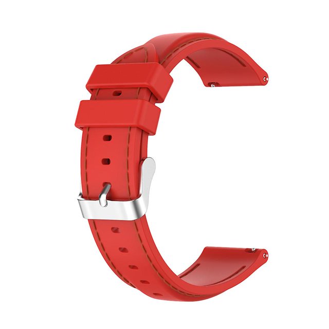 Correa de silicona de liberación rápida para Ticwatch-pro X/ Ticwatch-pro 3/pro3 Lite con GPS, color rojo