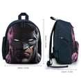 thumbnail image 3 of Batman Backpack, Casual Bookbag, Lightweight Durable Daypack, 12.6x9.4x5.9 Inch, 3 of 6