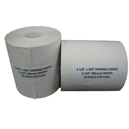 Tsp100 Thermal - (50 Rolls) BPA FREE Thermal Paper - 3-1/8 x 230 Feet (Star TSP100)