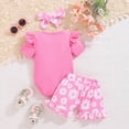 thumbnail image 4 of Baby Girl Clothing Outfits Polka Dot Romper Bodysuit Jumpsuit Shorts Set Kaprioy, 4 of 9