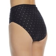 thumbnail image 2 of Coco Reef BLACK Polka Dot Reversible Bikini Swim Bottom, US X-Large, 2 of 4