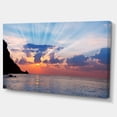 thumbnail image 2 of Beautiful Raising Sun and Mountains - Large Landscape Canvas Art, 2 of 4