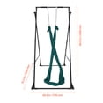 thumbnail image 2 of VEVOR Yoga Stand Frame, Max 440.9 lbs Load Swing Stand, Triangular Structure Pull Up Stands, Aerial Silk Stands with EVA Foam & 6.6-yard Yoga Hammock, 4-Level Horizontal & 6-Level Vertical Adjustment, 2 of 9