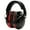 Black Red, variant on Noise Cancelling Ear Muffs 34dB SNR Hearing Protection, Adjustable Over-the-Head Noise Reduction Earmuffs with Soft Ear Cups for Construction, Industrial & Shooting Use