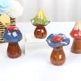 thumbnail image 4 of Guanhe 2Pcs Mushroom Toilet Floor Bolt Caps, Ceramic Toilet Mounting Parts Toilet Bolt Covers Cute Bathroom Decor, Christmas Gifts Funny Gadgets for The Toilet, 4 of 8
