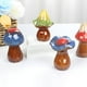 thumbnail image 4 of Mushroomss Toilet Porcelain Toilet Covers Decorative/ Toilet Screw Cover Caps/ 2Pcs Ceramic Mushroomss Toilet Screw Caps/ Bathroom Decor, 4 of 8