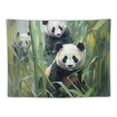 thumbnail image 5 of COMIO Decorations for Dorm Hanging Tapestry Style Bamboo Panda Painting, 5 of 6