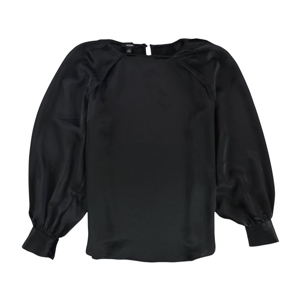 Alfani Womens Solid Shell Blouse, black, S