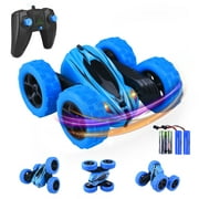 EPETON Remote Remote Car, Dual Side 360° Rotate Stunt Toys Car for Kids Birthday Gifts