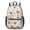 Golden Retriever and, variant on Dog Bone Brown Pattern 17" School Backpacks for Teens,Waterproof Oxford Fabric,S-Shape Padded Straps for School,Travel,Hiking,Camping